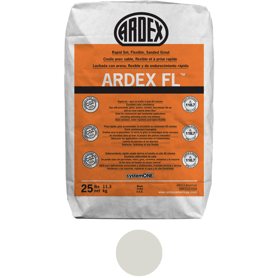 Ardex Flex Rapid Grout Sanded Fresh Lily 25lb Bag