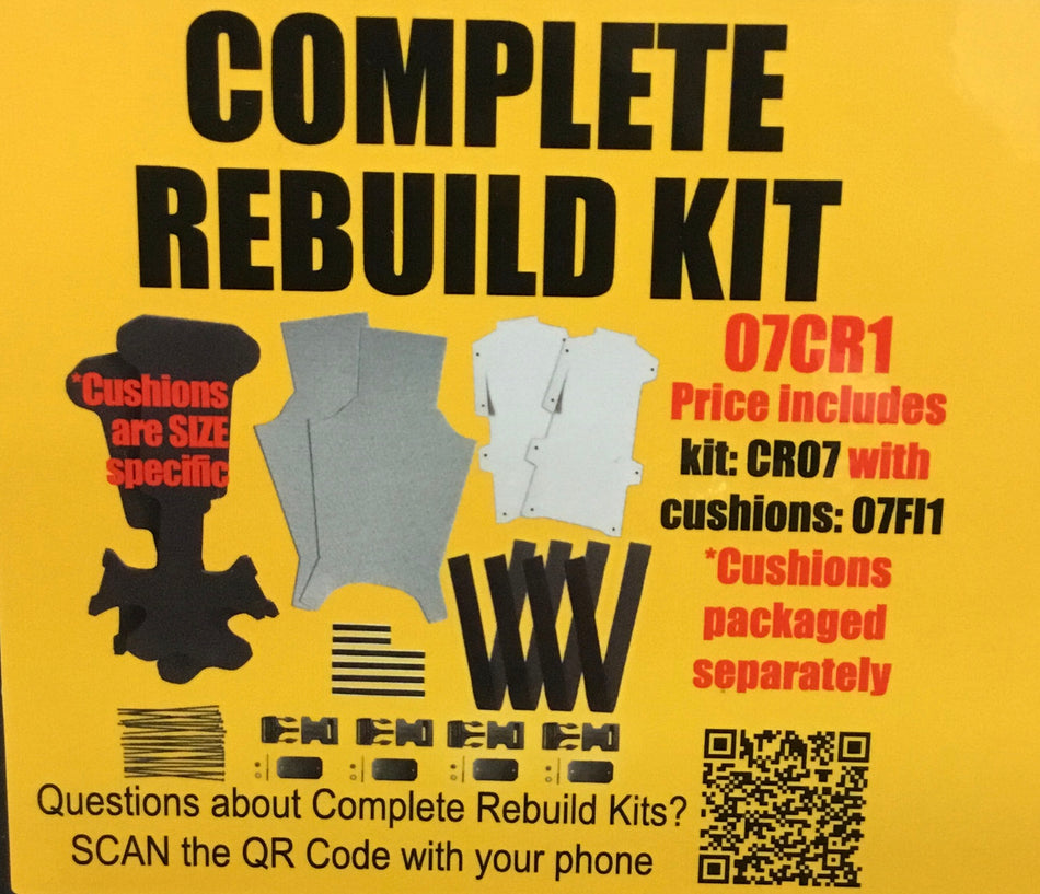 ProKnee 0714 Complete Rebuild Kit for Standard  Kneepads