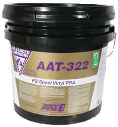 AAT 322 FG Sheet Vinyl Pressure Sensitive Adhesive 4 Gallon